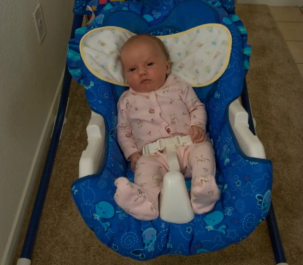 can a baby sleep in a bouncer